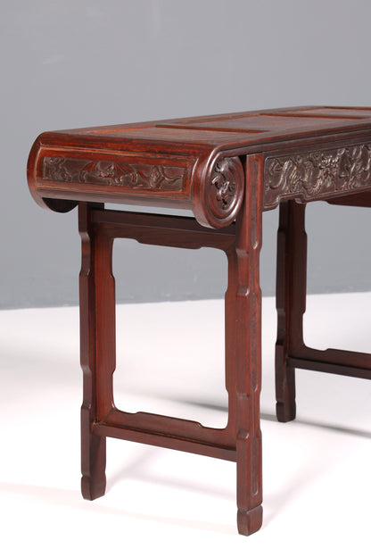 Traumhafte Chinesische Konsole China Tisch mit Asiatischen Motiven Ablagetisch Beistelltisch