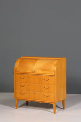 Stilvoller Mid Century Rollladen Sekretär Danish Design echt Holz Rollladen Kommode