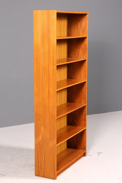 Schlichtes Mid Century Regal Vintage Bücherregal Schrank Buchablage Bookshelf 60s Holz