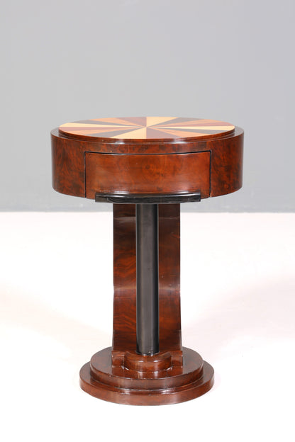 Wunderschöne Art Deco Stil Kommode Beistelltisch Nachtisch Ablagetisch bunt