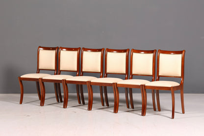 6x Edle Englische Stühle Regency Mahagoni Dining Chairs Esszimmerstühle Küchenstühle Stuhlset Vintage