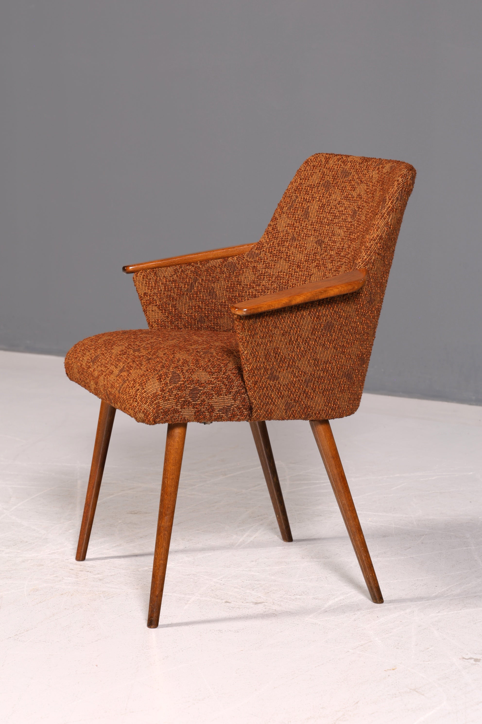 Wunderschöner Mid Century Stuhl Retro Armlehnstuhl Cocktailstuhl Küchenstuhl Sekretär Stuhl 4 von 4