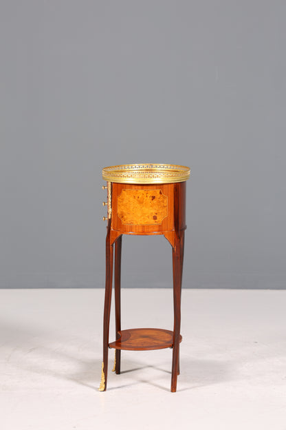 Wunderschöner Barock Louis XV Stil Beistelltisch Ablagetisch massiv Kommode Antik Stil