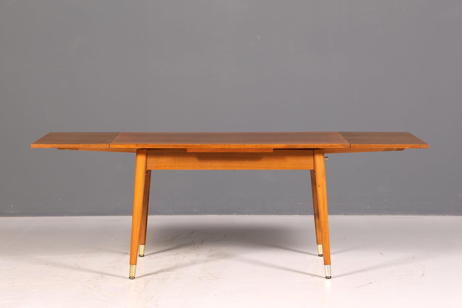 Wunderschöner Mid Century Küchentisch Vintage Tisch ausziehbar höhenverstellbar Esstisch 60s Holz