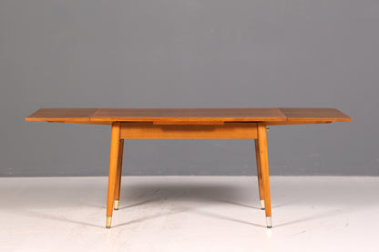 Wunderschöner Mid Century Küchentisch Vintage Tisch ausziehbar höhenverstellbar Esstisch 60s Holz