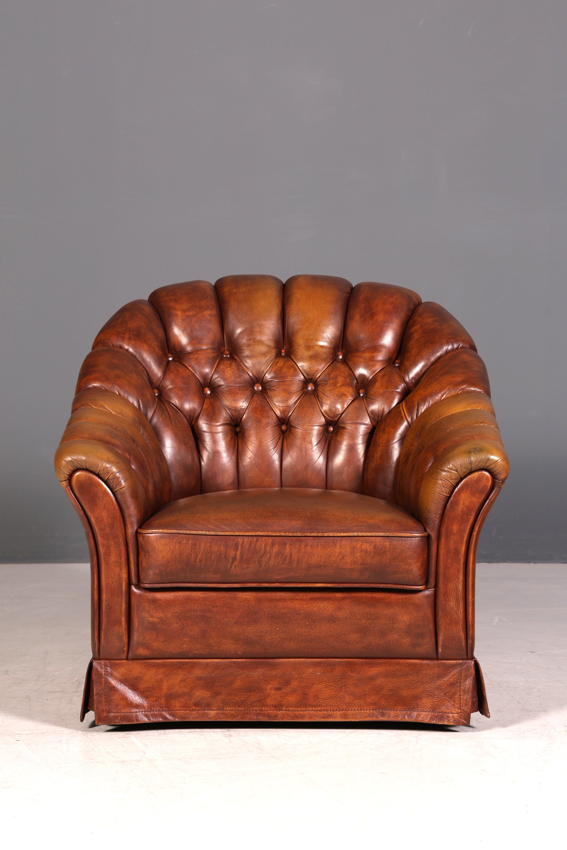 G449 Finish Stilvoller Original Chesterfield Sessel Englischer Armlehnsessel Englisch Herrensessel (Kopie)