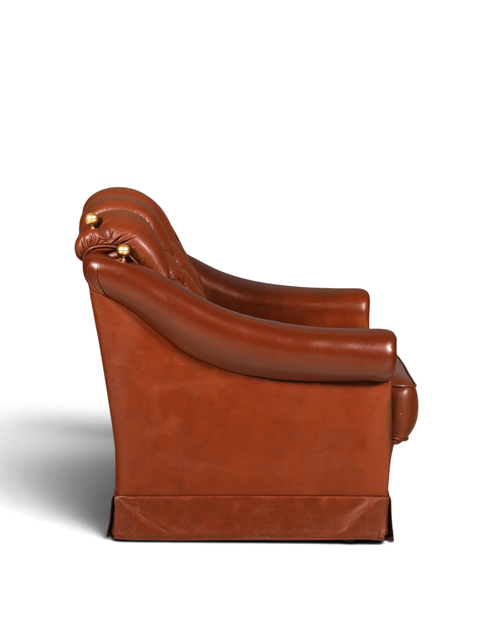 Stilvoller Original Chesterfield Sessel Englischer Armlehnsessel Englisch Herrensessel 1 von 2