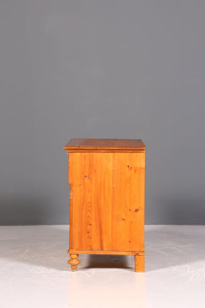 Traumhafte Gründerzeit Kommode Weichholz Antik um 1880 Landhaus Stil Schubladen Kommode