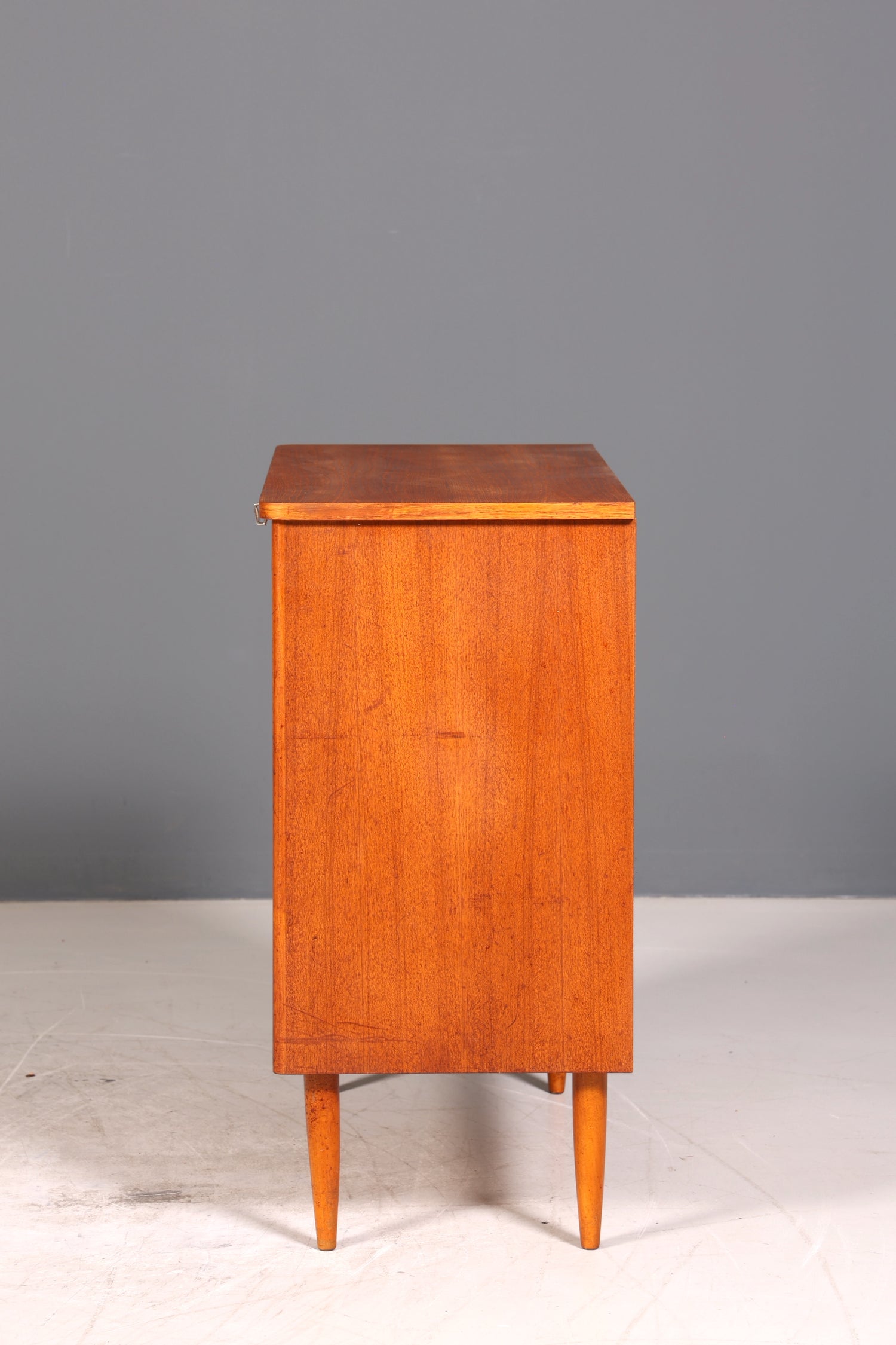 Stilvolle Mid Century Kommode Teak Holz Sideboard Vintage Schubladen Kommode