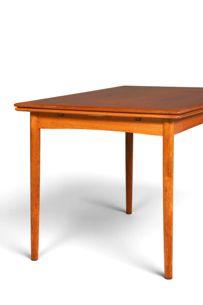F903 Finish cm Traumhafter Mid Century Esstisch ausziehbarer Danish Design Teak Holz Küchentisch Esszimmer Tisch