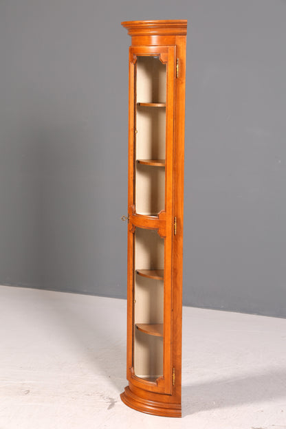 Wunderschöne Original Selva Eckvitrine Antik Stil Vitrine Schrank Geschirrschrank Glasvitrine