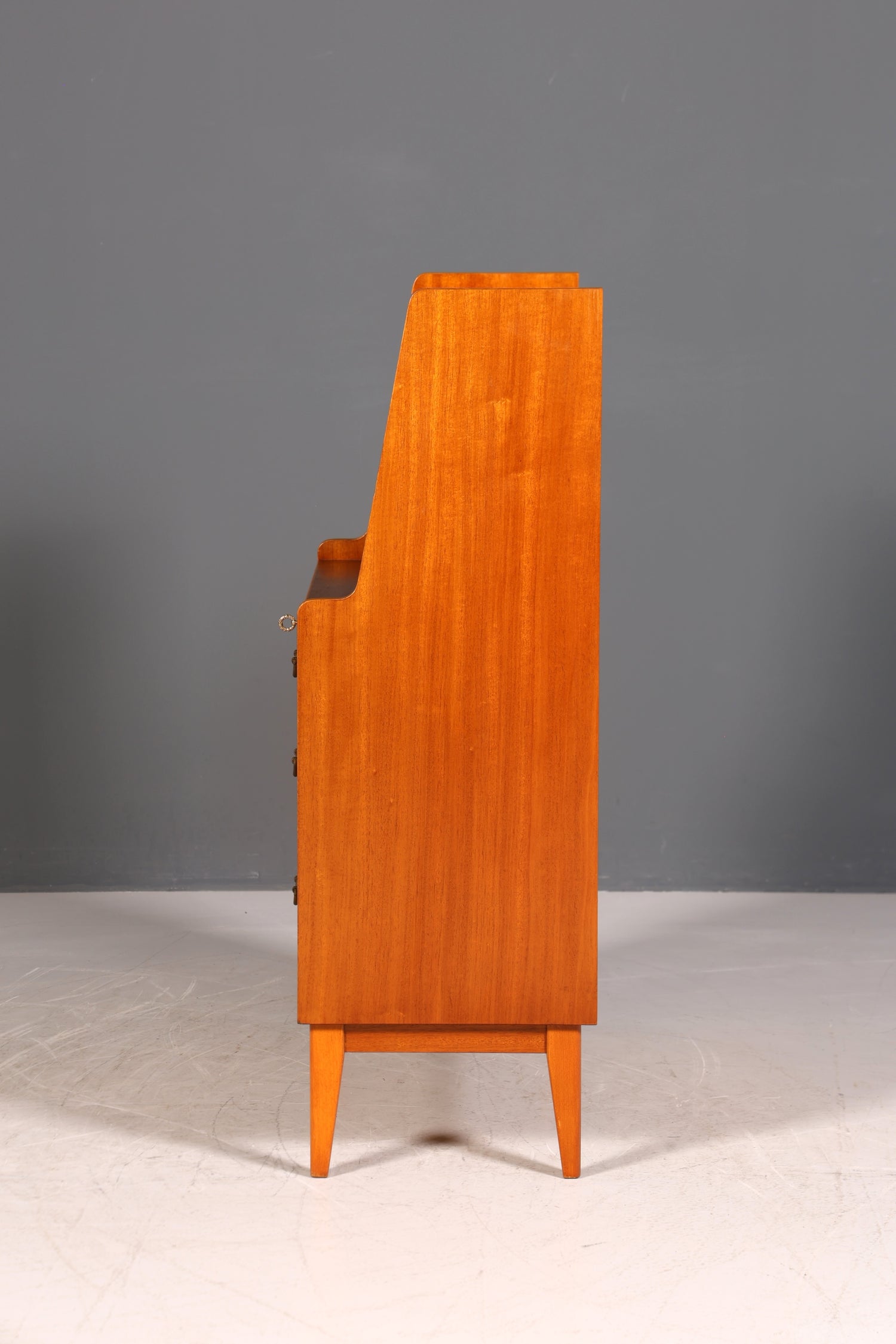 Wunderschönes Mid Century Regal Vintage Kommode Danish Design Highboard Bücherregal Holz Schrank