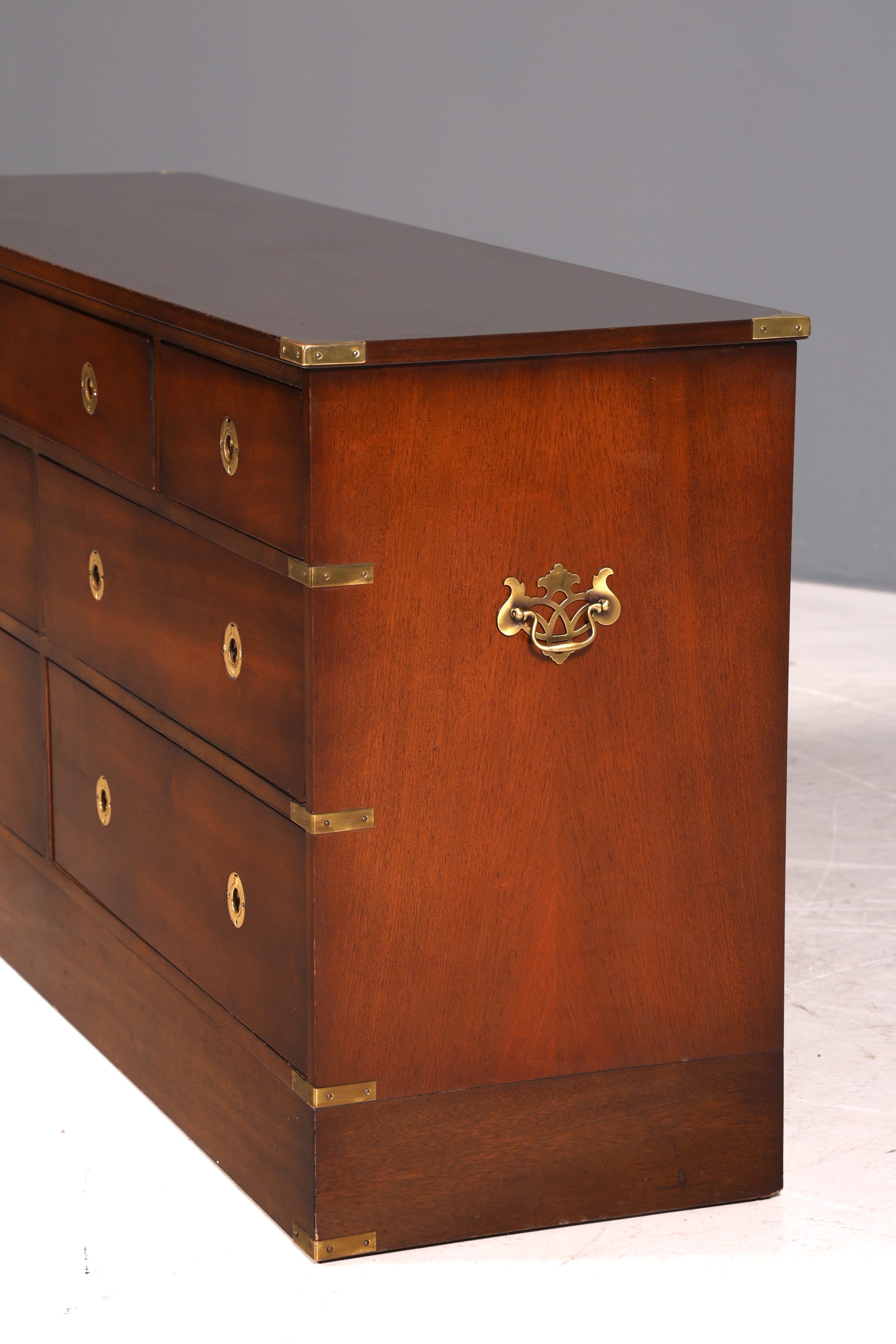 Traumhaftes Maritim Sideboard Englische Schiffs Kommode Englisch Antik Schrank Military Chest
