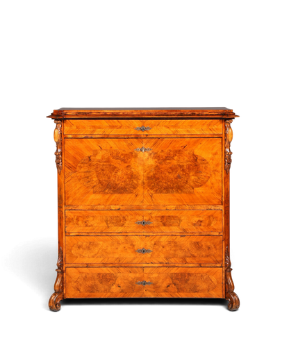 Wunderschöner Louis Philippe Sekretär Vertiko Highboard Schreibsekretär Massivholz
