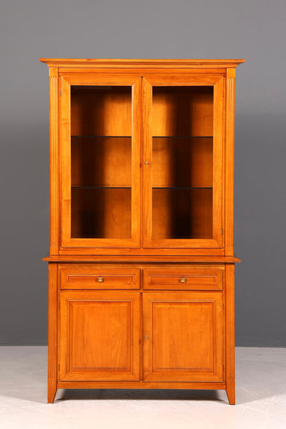 Traumhafte Original Selva Vitrine Antik Stil massiv Holz Buffet Schrank Bibliothek