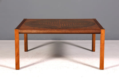 F958 Finish cm Wunderschöner Mid Century Couchtisch Retro Ablagetisch Vintage Coffee Table 70er Jahre Wohnzimmertisch