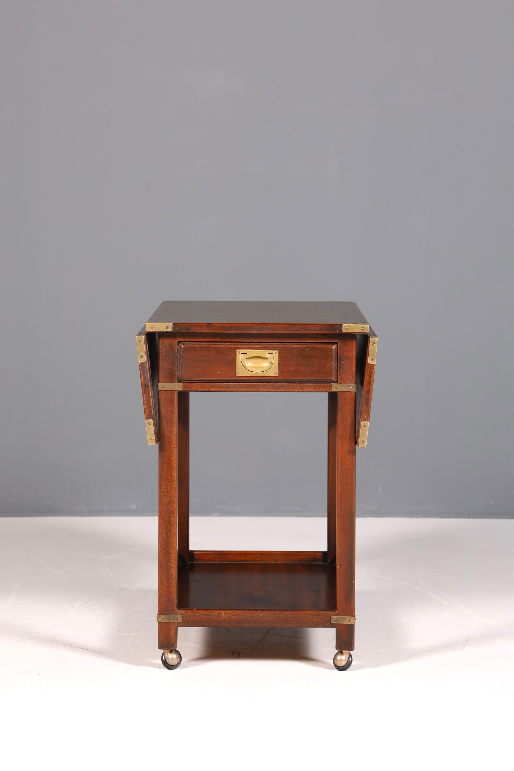 Wunderschöner Maritimer Tisch Beistelltisch Englischer Klapptisch Ablagetisch Serviertisch Bar Wagen