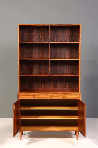 Traumhaftes Mid Century Regal Palisander Schrank Danish Design Retro Kommode Vintage Bücherregal 60er Jahre 1 von 2