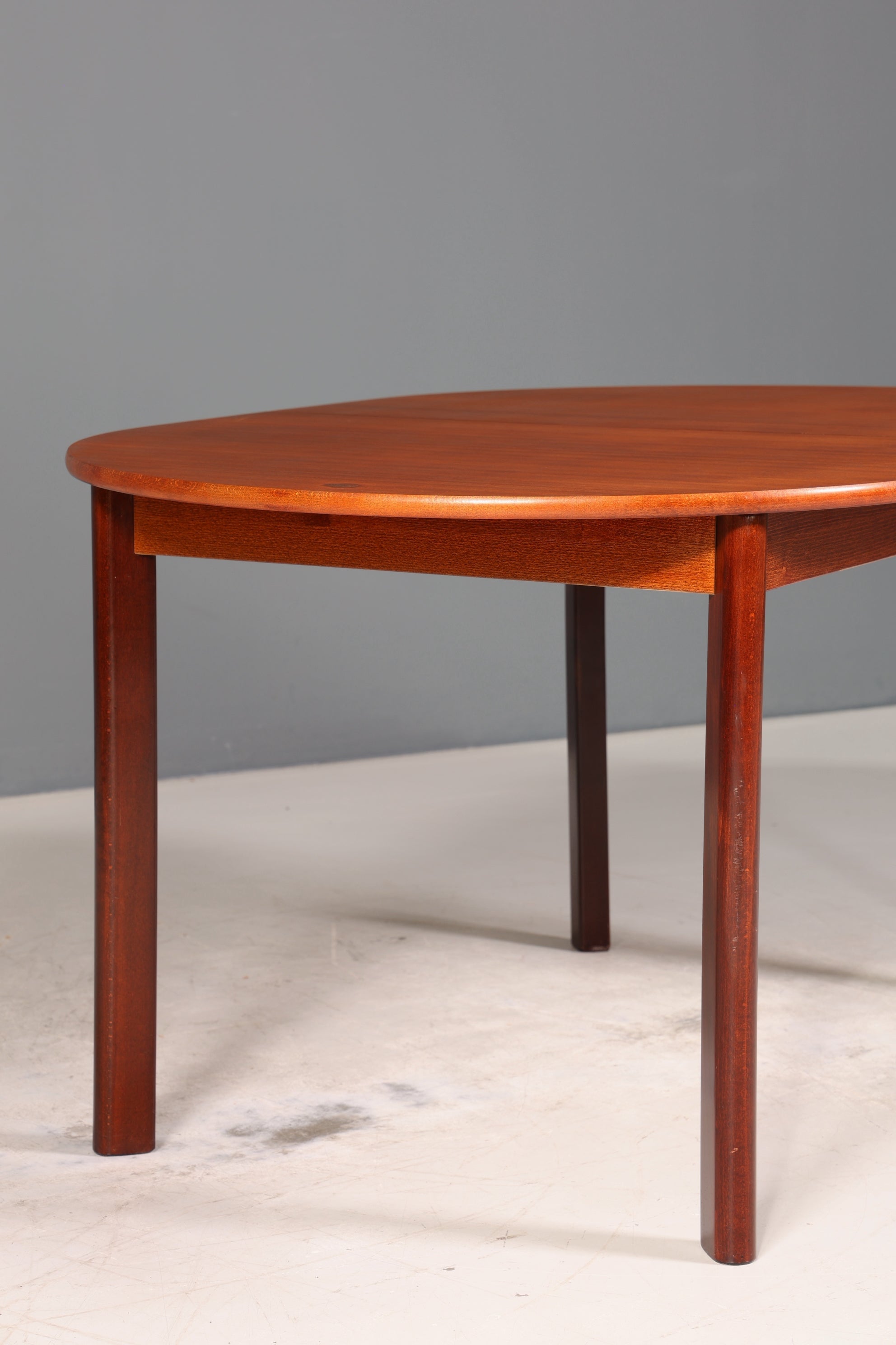 E892 Finish Schlichter Mid Century Esstisch ausziehbarer Vintage Tisch Retro Küchentisch