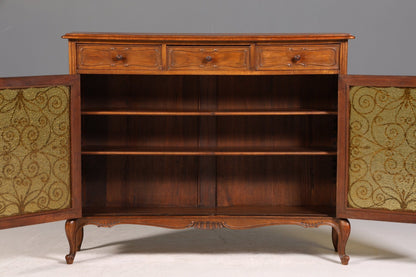 Traumhafte Chippendale Vitrine Sideboard  Regal Barock Stil Schrank Antik Glasvitirne