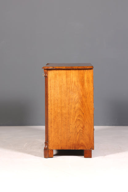 Stilvolle Louis Philippe Kommode Nussbaum Gründerzeit Schubladenkommode um 1890