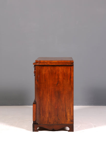 Edle Louis Philippe Kommode Nussbaum Gründerzeit Schubladenkommode Antik um 1890 Französisch