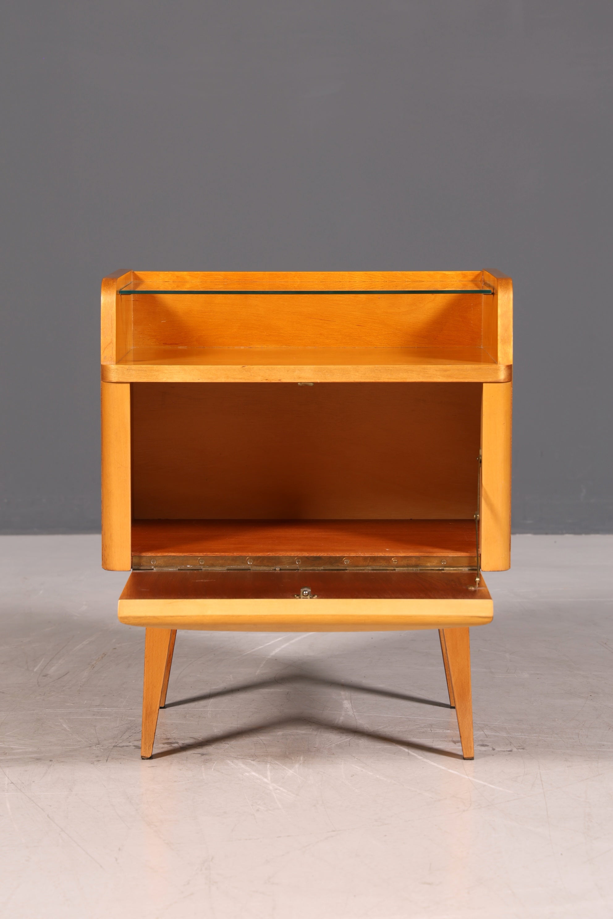 G792 Finish Mid Century Kommode Vintage Klappschränkchen Danish Design Nachttisch (Kopie)