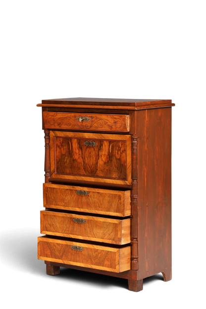 Edler Gründerzeit Sekretär Vertiko Highboard Jugendstil Kommode Schrank um 1880