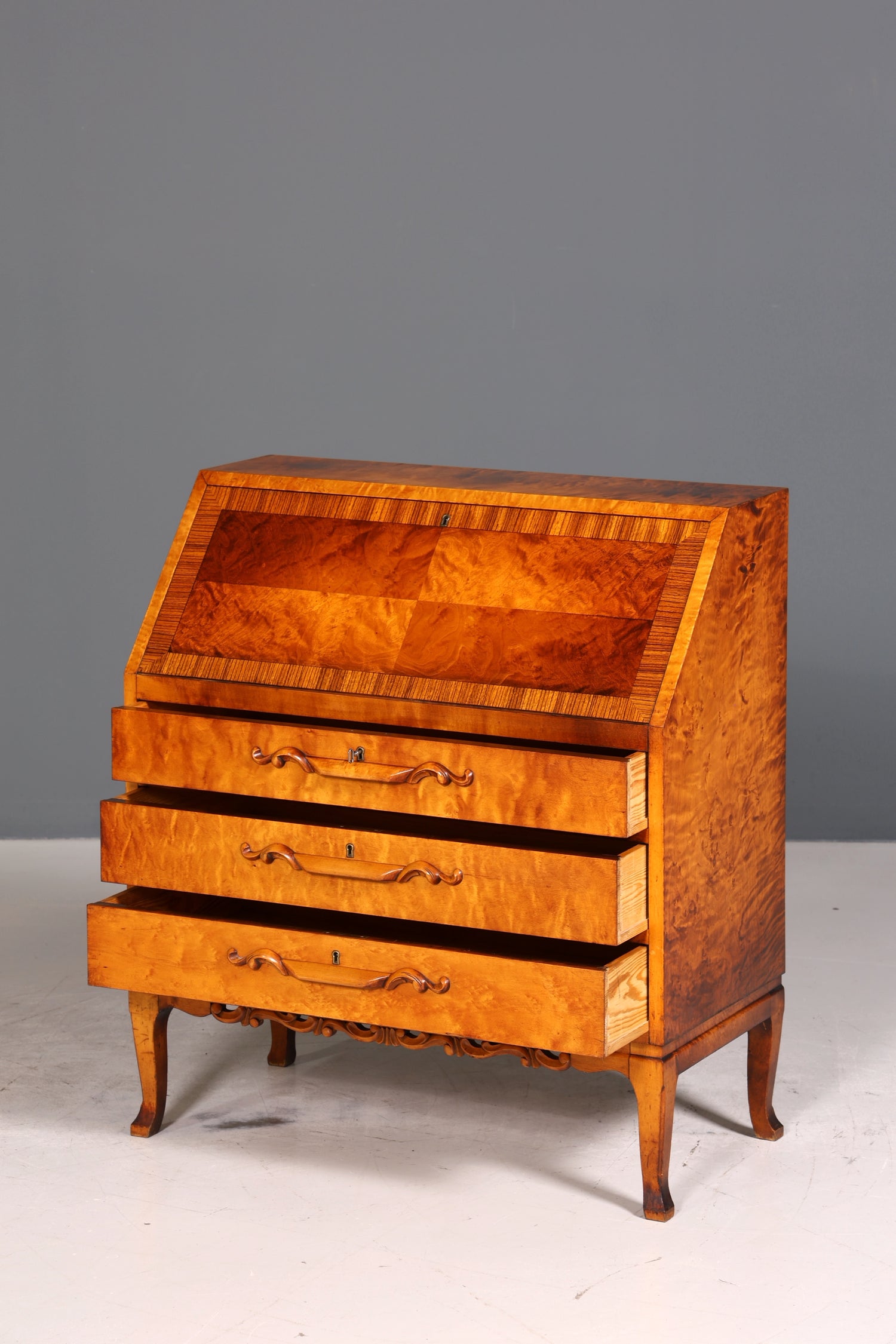 Wunderschöner Sekretär um 1930 Büro Kommode echt Holz Sekretär Schreibtisch Kommode