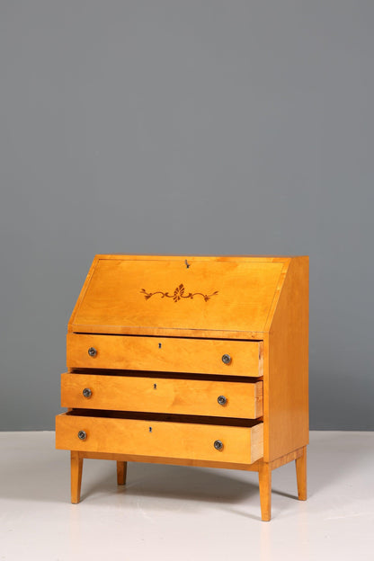 Traumhafter Sekretär im Biedermeier Stil um 1940 Schreibmöbel echt Holz Office Kommode