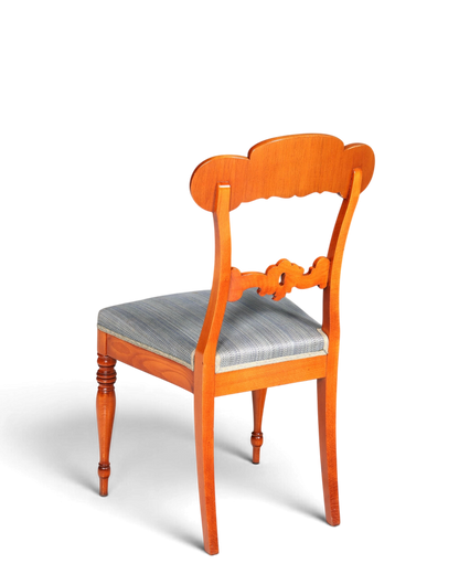 Traumhafter Stuhl im Biedermeier Stil echt Holz Sekretär Stuhl Antik Stil Esszimmer Stuhl 2 von 2