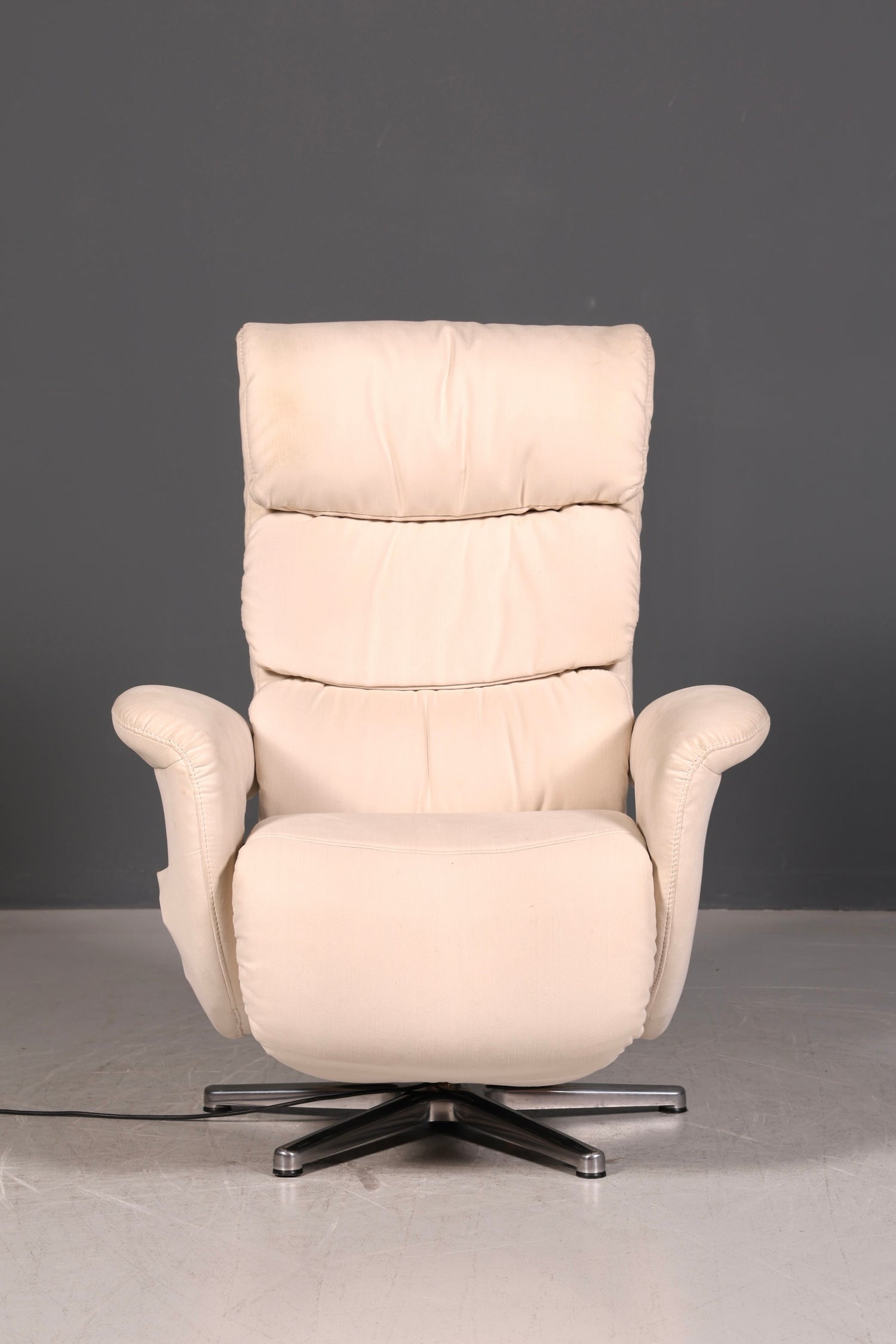 Edler Himolla Relaxsessel 7628 Easy Swing Creme Stoff Elektrisch Fernsehsessel Drehsessel Ruhesessel TV Sessel