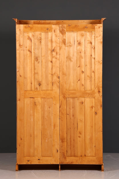 Wunderschönes XXL Bücherregal im Gründerzeit Stil Regal Massiv Holz Buchablage Landhausstil Bookshelf