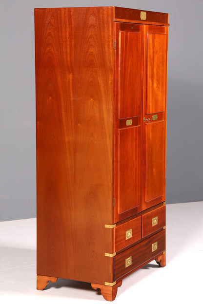 Beeindruckender Maritimer Schrank Englischer Schiffs Kleiderschrank Englisch Antik Wäscheschrank Dielenschrank