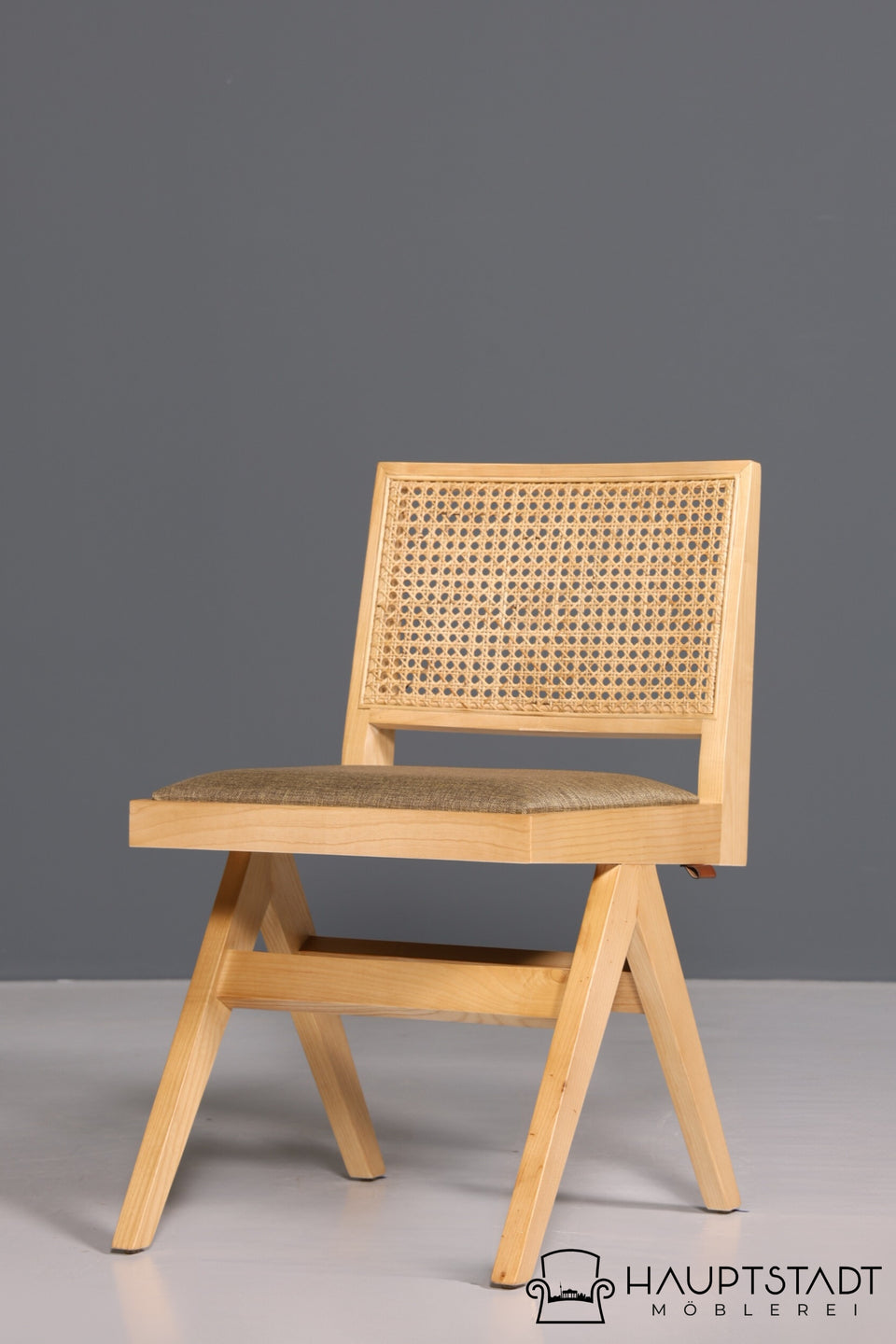 Sehr Edler Korbgeflecht Sessel Bauhaus Relax Lounge Chair Beige