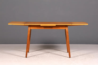 Schlichter Mid Century Esstisch ausziehbarer Vintage Tisch Retro Küchentisch