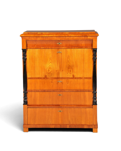 Wunderschöner Original Biedermeier Sekretär um 1860 Englisch Kommode Antik Bürokommode