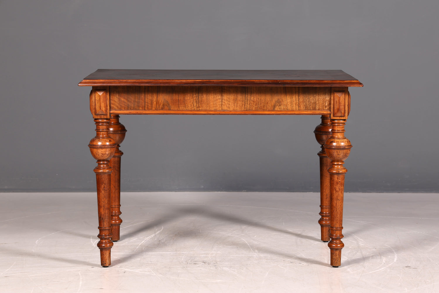 Antiker Gründerzeit Esstisch Esszimmertisch Massivholz Jugendstil Salon Tisch um 1890