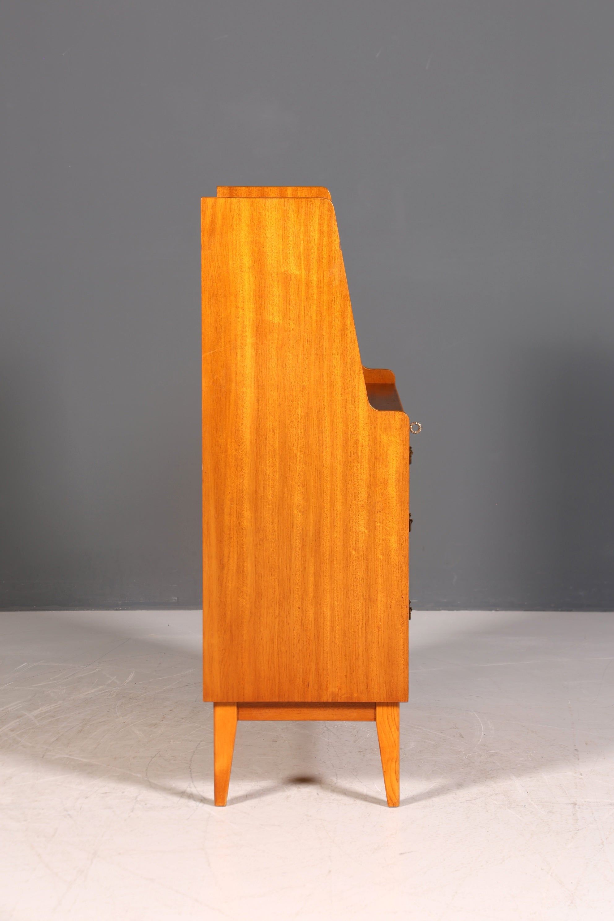 Wunderschönes Mid Century Regal Vintage Kommode Danish Design Highboard Bücherregal Holz Schrank