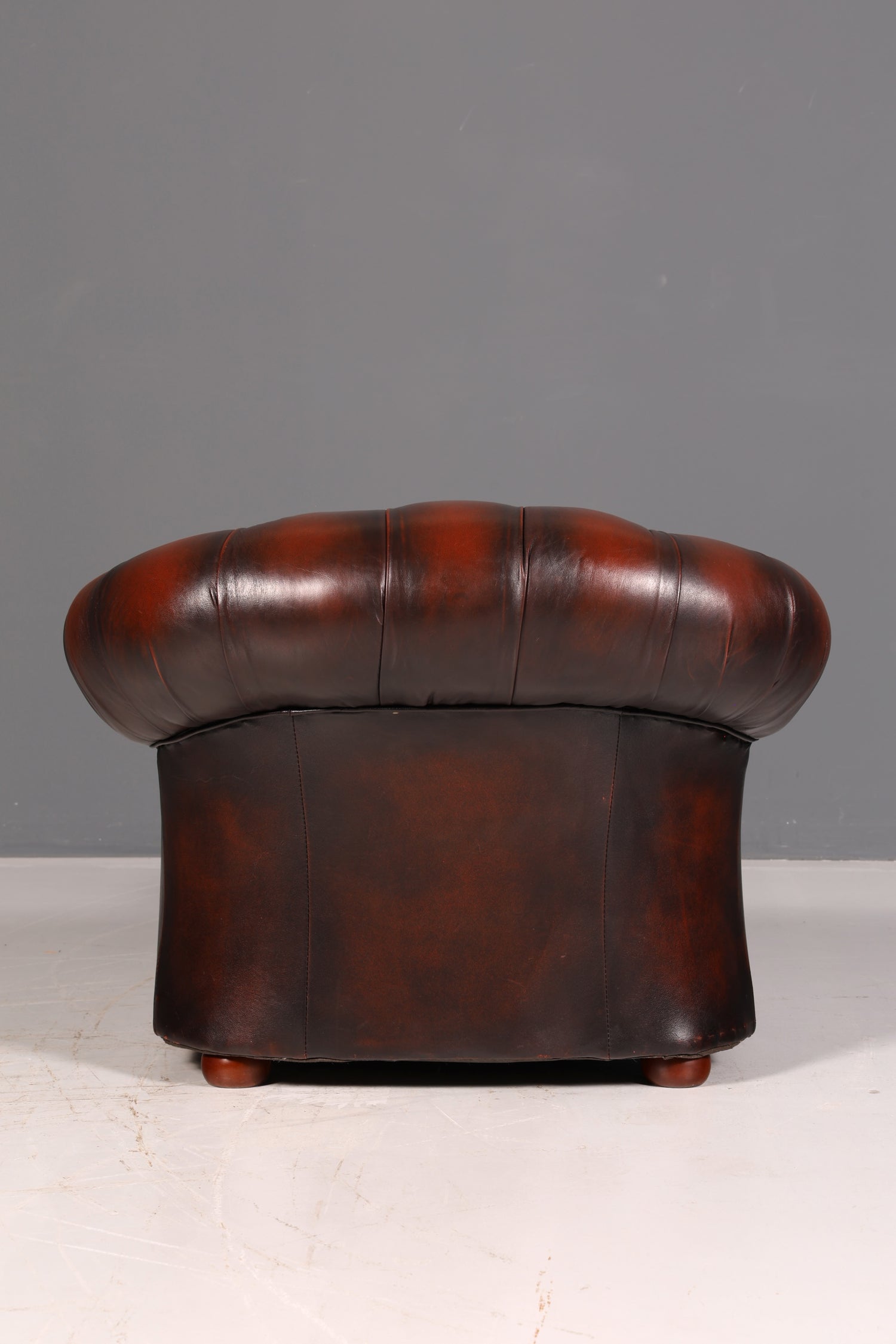 Wunderschöner Original Chesterfield Centurion Sessel Englischer Armlehnsessel Echt Leder Herrensessel Vintage 1 von 2