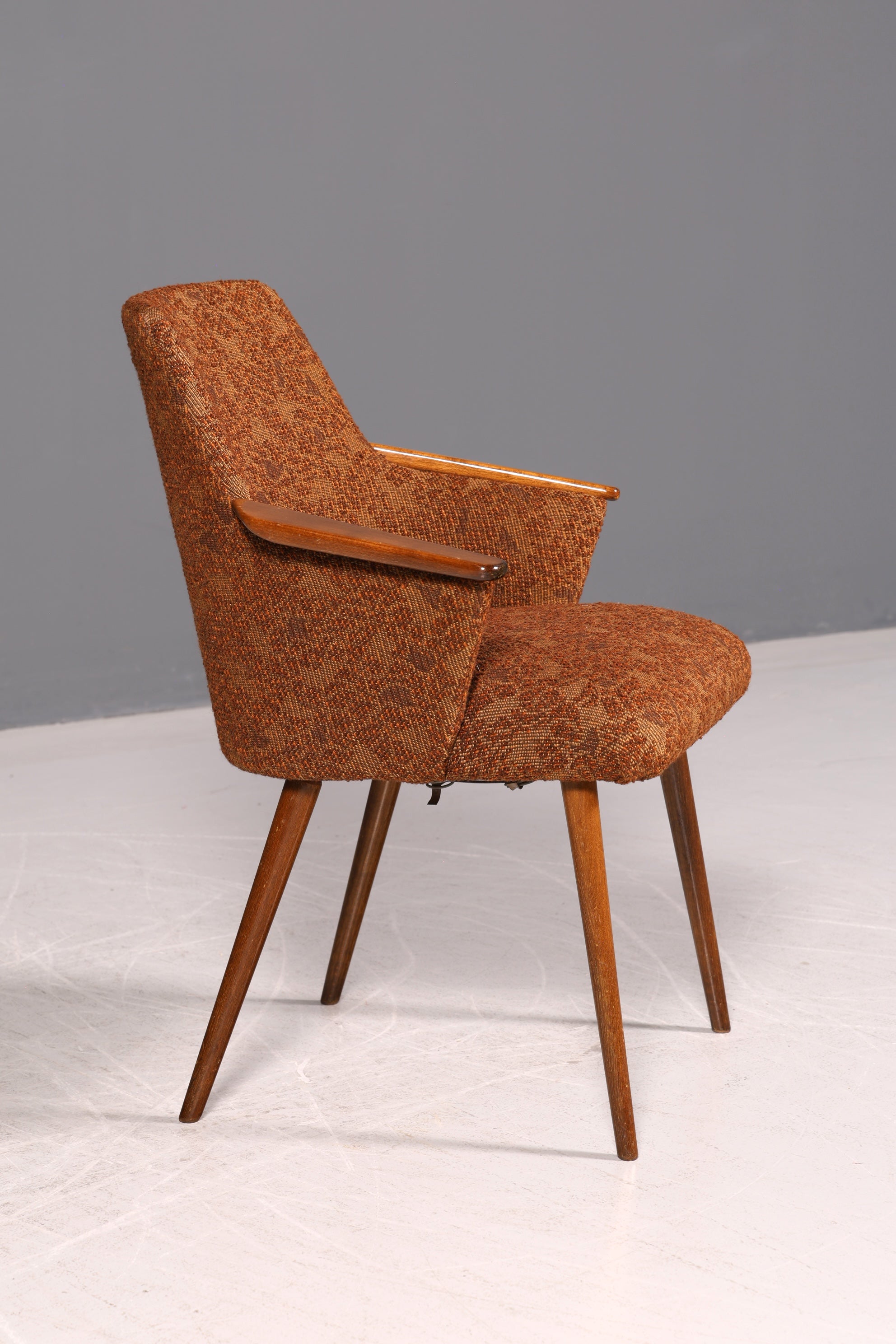 Wunderschöner Mid Century Stuhl Retro Armlehnstuhl Cocktailstuhl Küchenstuhl Sekretär Stuhl 4 von 4