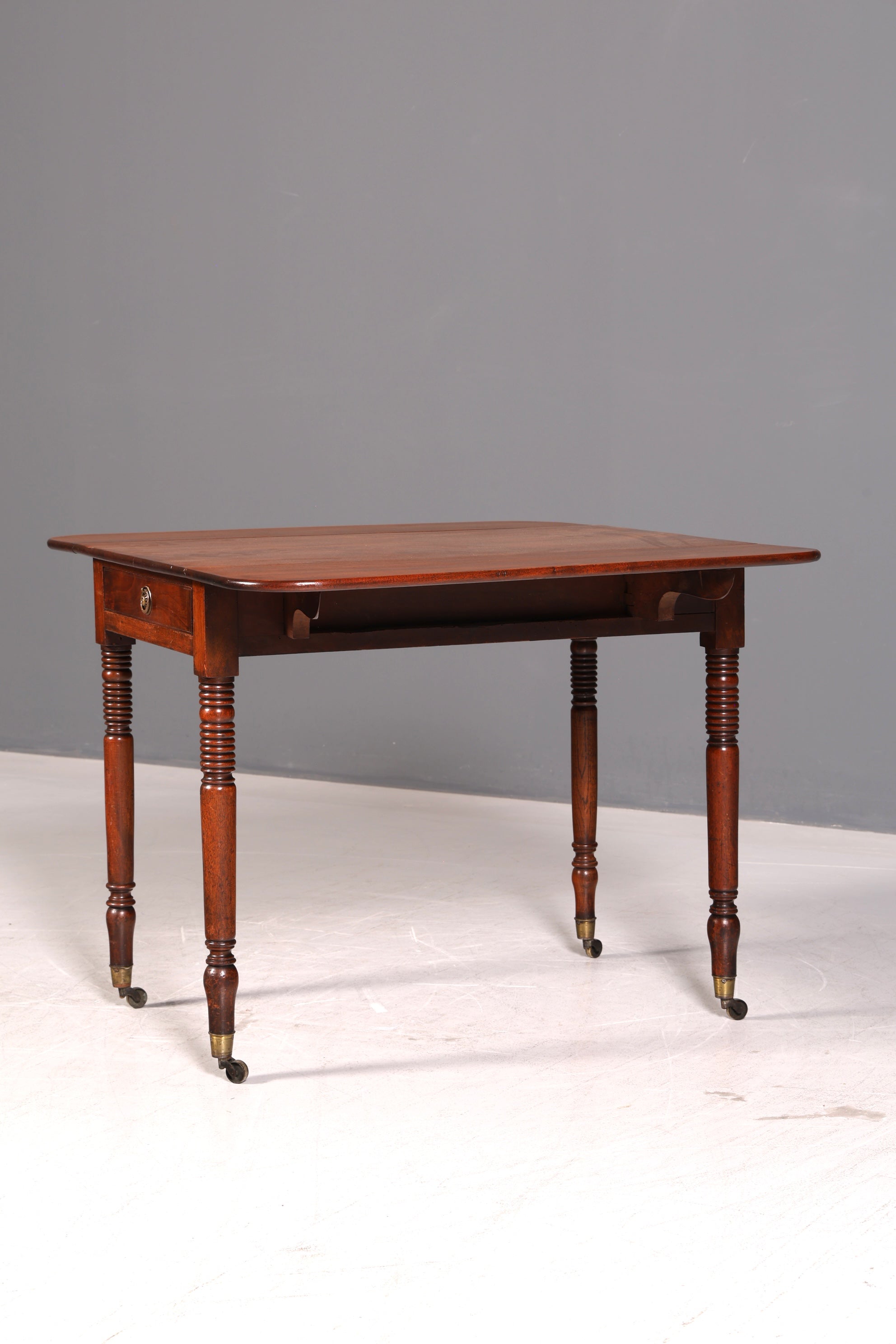 Wunderschöner Englischer Esstisch Mahagoni Klapptisch Küchentisch Regency Antik Ausklappbar Vintage