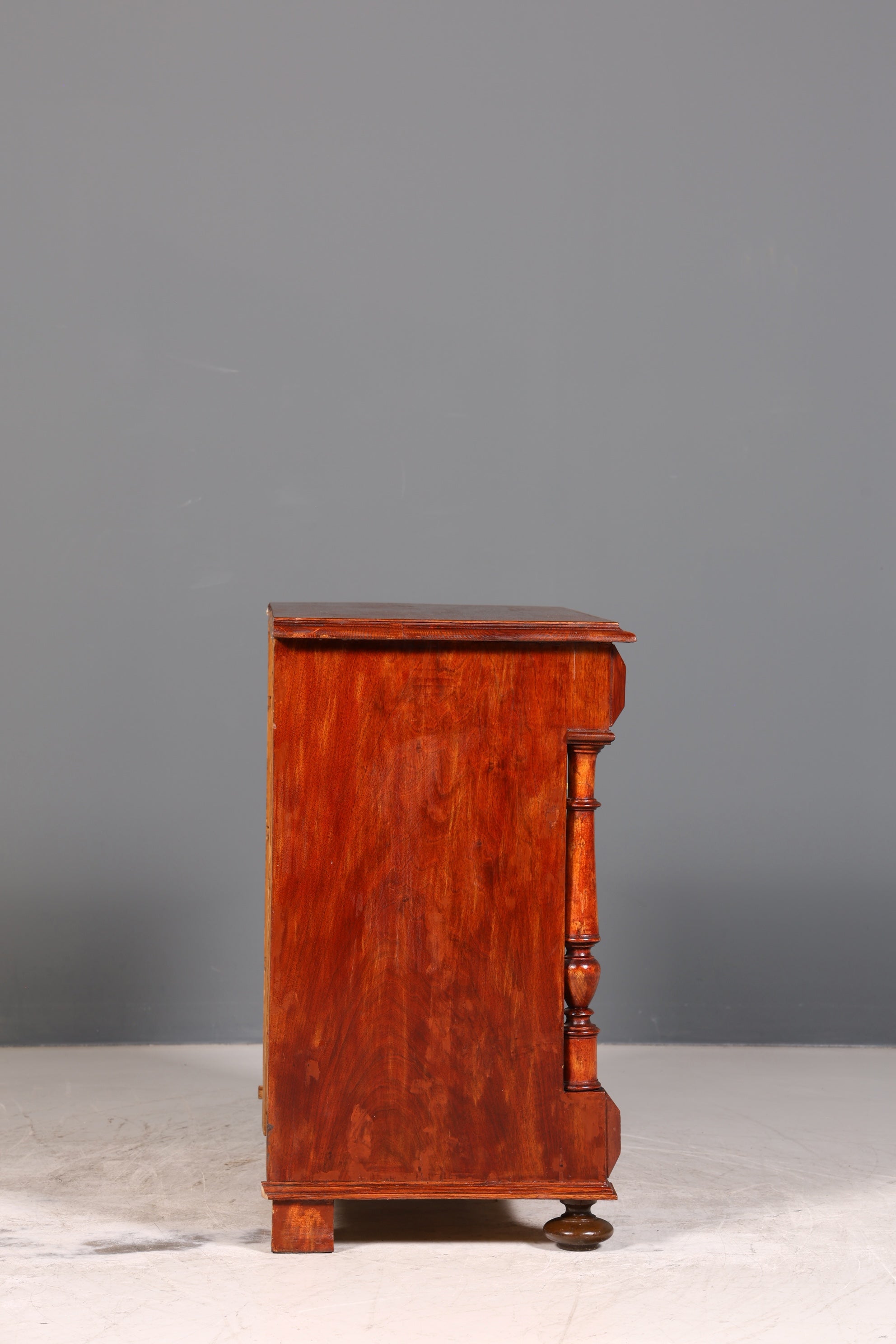 Wunderschöne Gründerzeit Kommode Louis Philippe echt Holz Schubladen Kommode um 1880