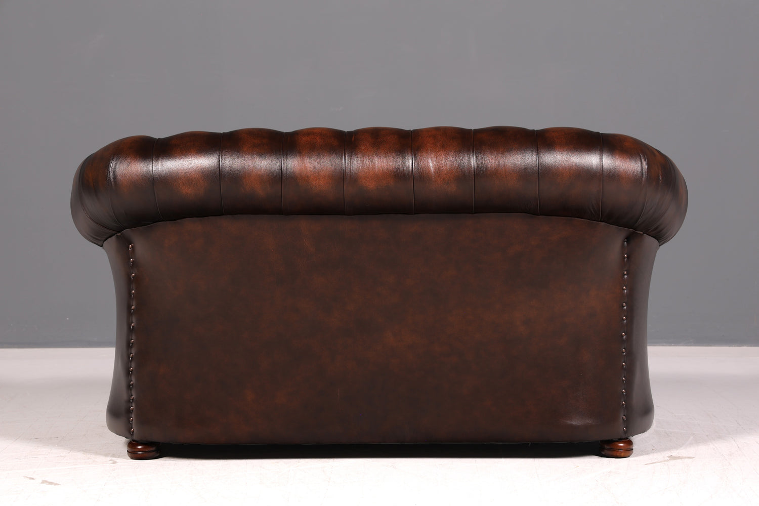 Wunderschöne Original Chesterfield Centurion 2-Sitzer Couch Echt Leder Sofa Englisch UK Ledersofa Antik