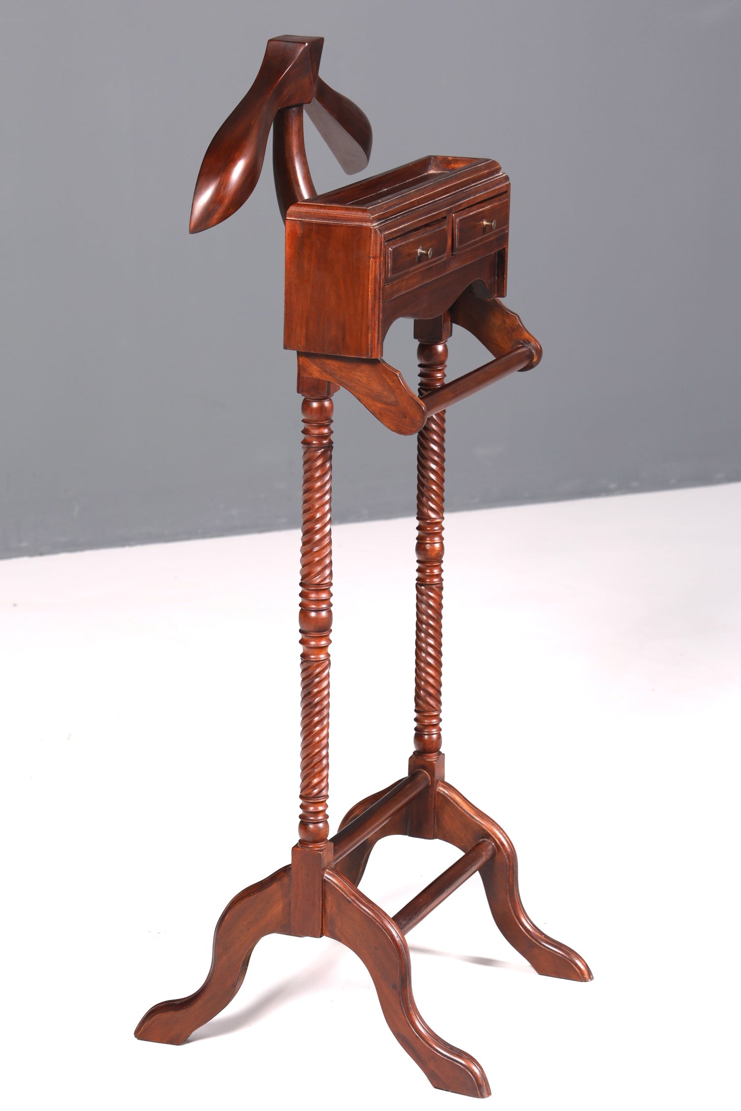 Wunderschöner Gründerzeit Kleiderbutler Antik Kleiderständer echt Holz Herrendiener Kleider Ablage Stummer Diener