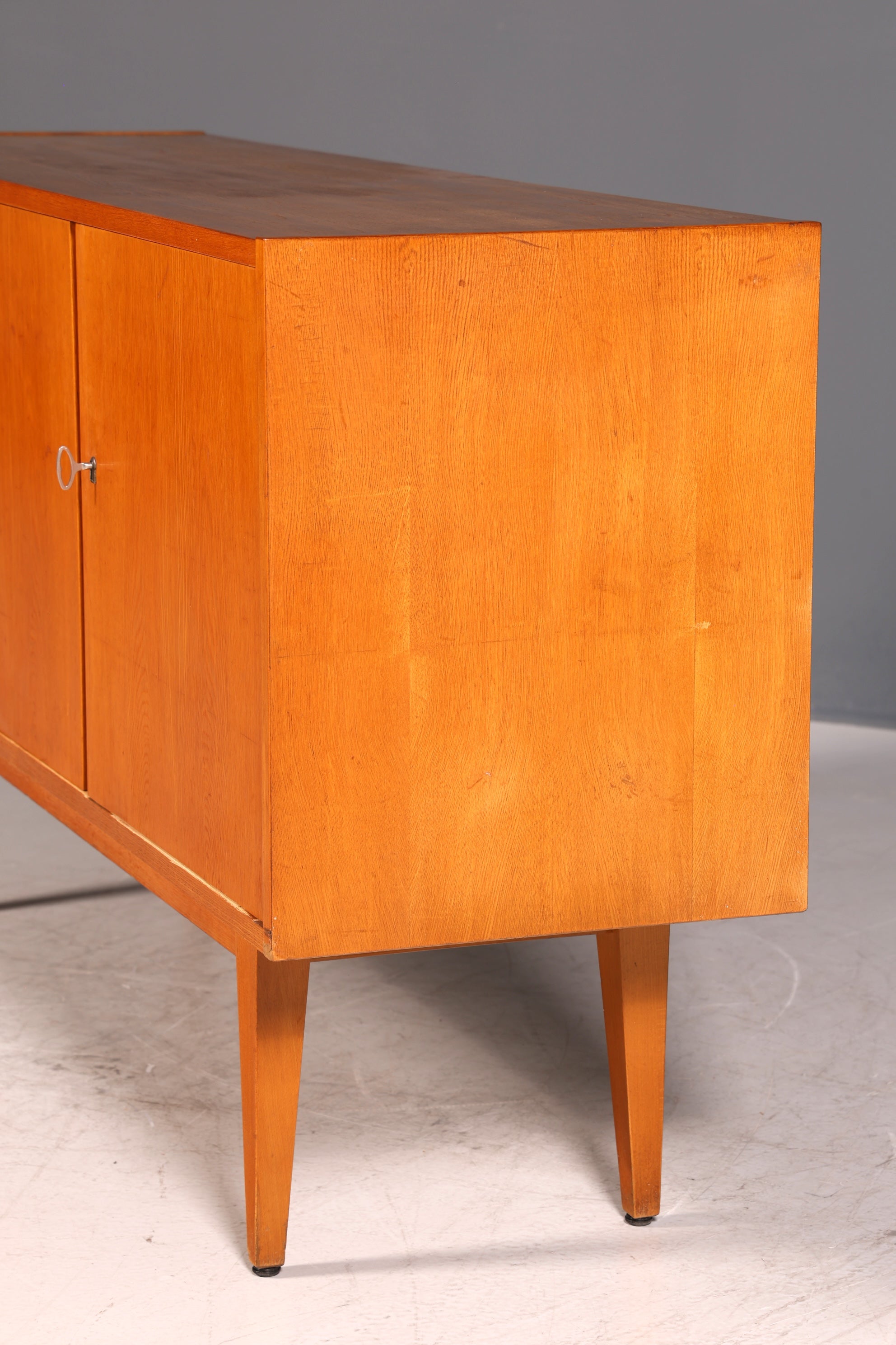 Original Hellerau Franz Ehrlich 602 Sideboard Mid Century TV Schrank VEB
