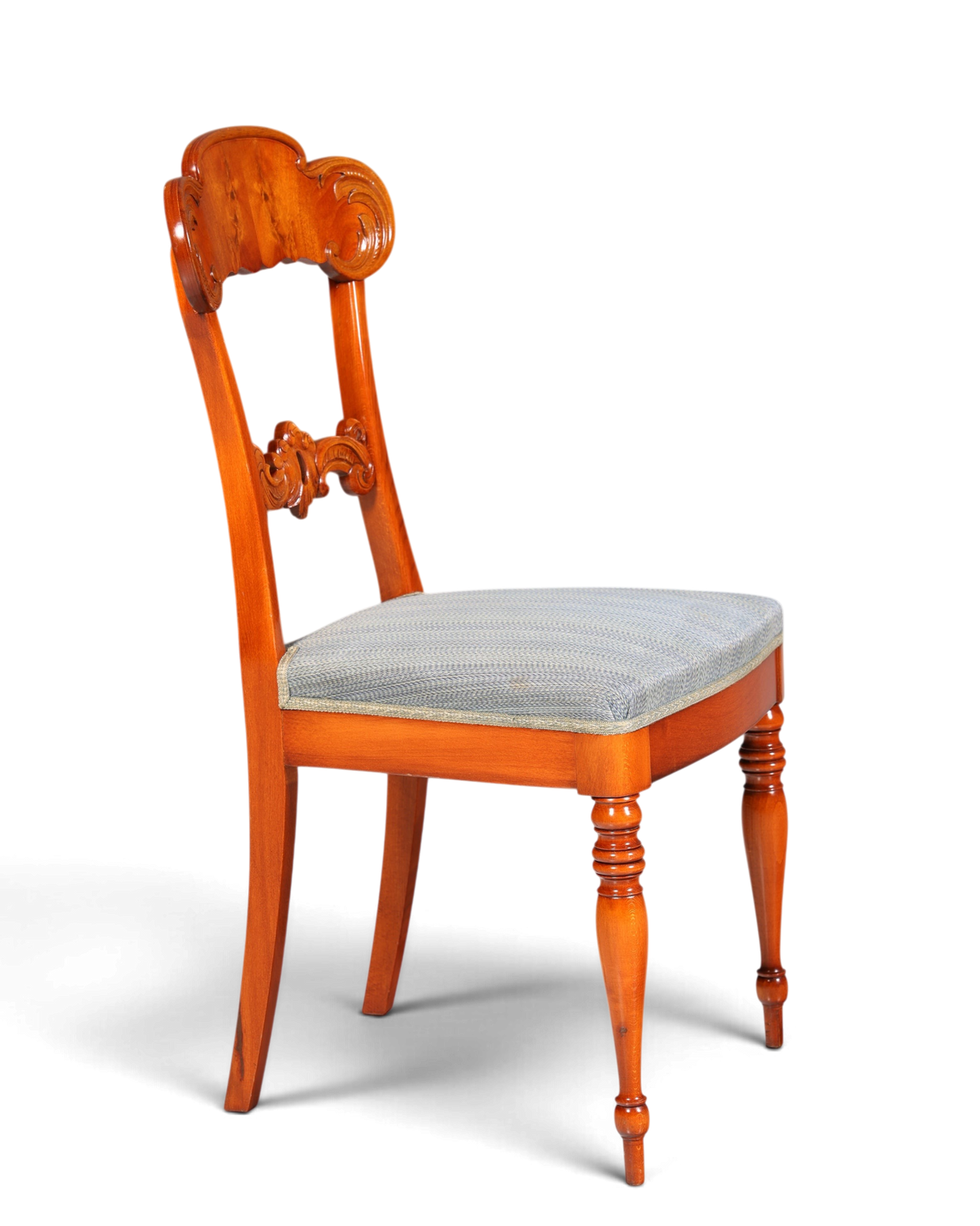 Traumhafter Stuhl im Biedermeier Stil echt Holz Sekretär Stuhl Antik Stil Esszimmer Stuhl 1 von 2