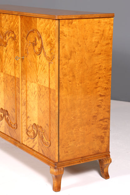 Wunderschöner Original Art Deco Schrank Vertiko Sideboard um 1930 Highboard Brike Kommode