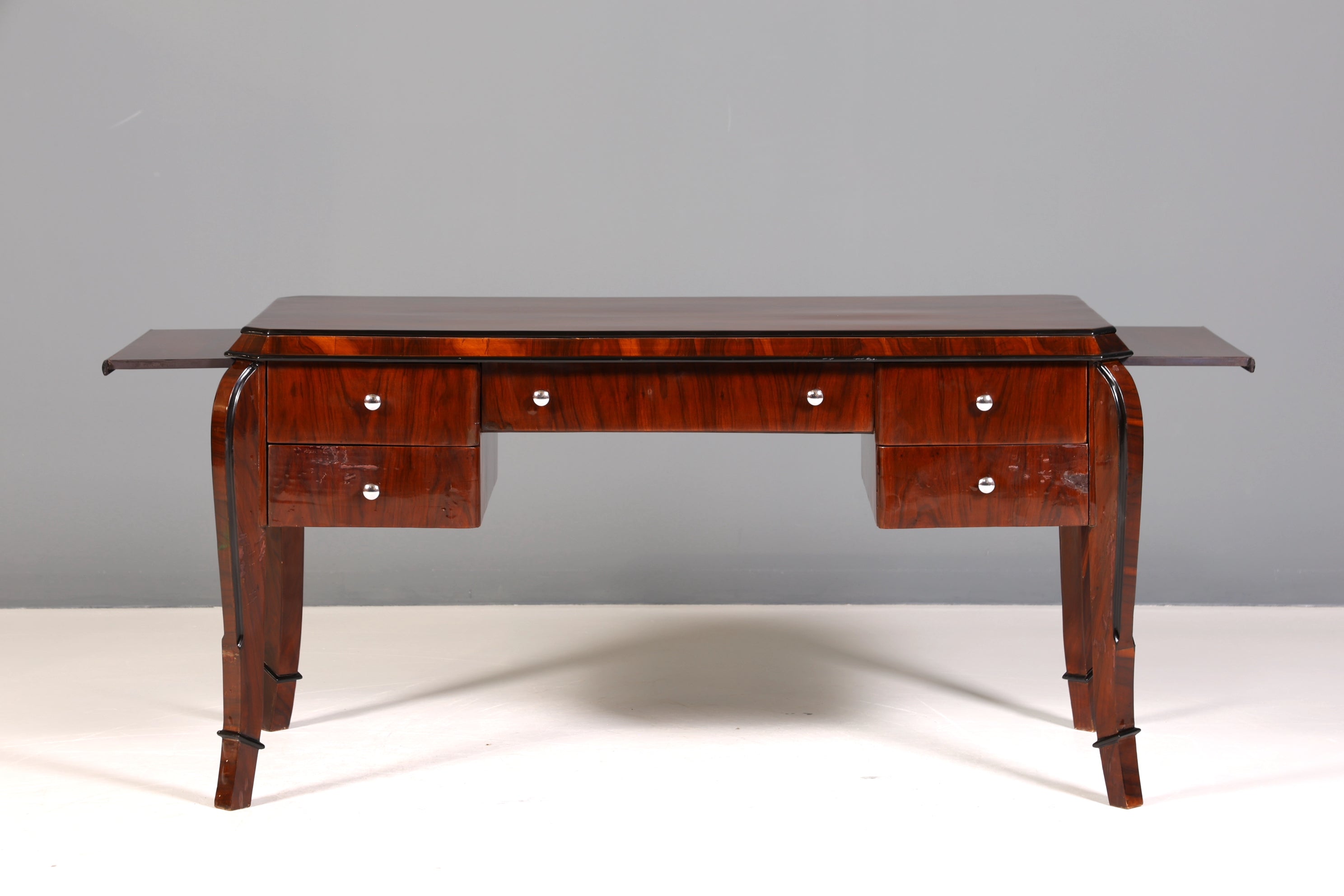 Traumhafter Art Deco Stil Schreibtisch Bürotisch Antik Stil Office Desk