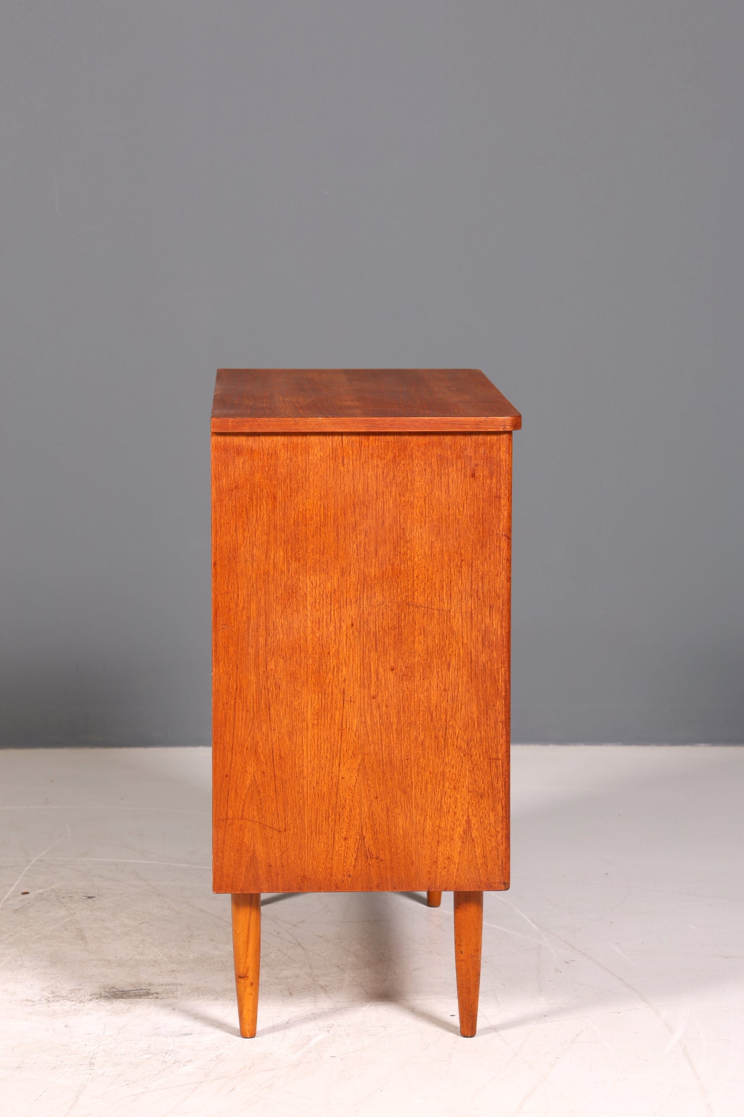 Stilvolle Mid Century Kommode Teak Holz Sideboard Vintage Schubladen Kommode